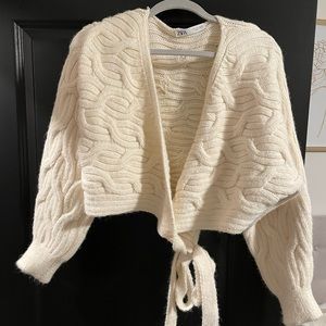 Zara wrap sweater